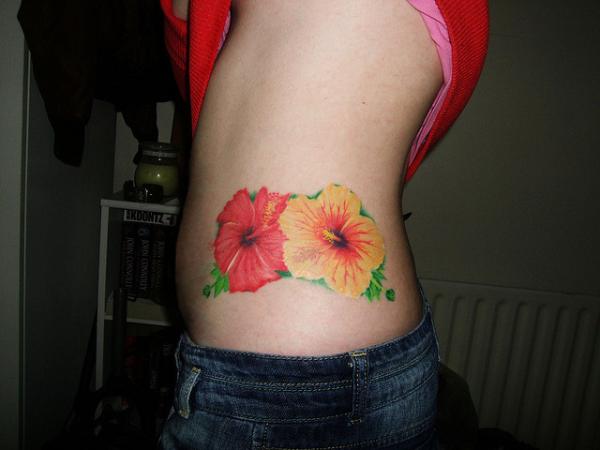 Mon tatouage d'hibiscus