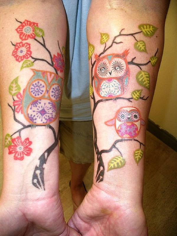 Ιδέες για τατουάζ κουκουβάγιες