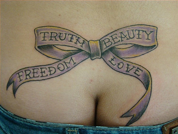 Liberte 100 Quote Tattoo