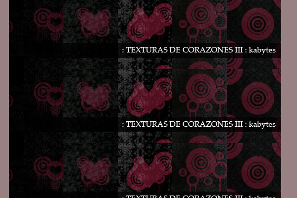 Textures de coeurs vintage