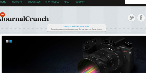 Thème WordPress 3.0+ de JournalCrunch