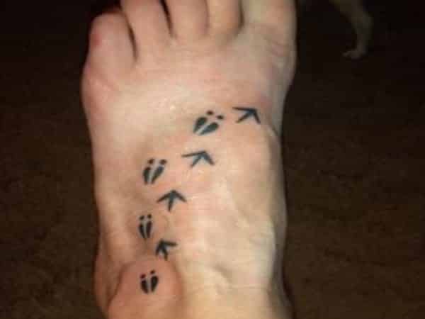 Τουρκία Track Foot Tattoo