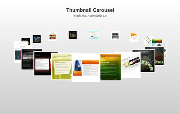Flash XML Gallery Carousel Gallery
