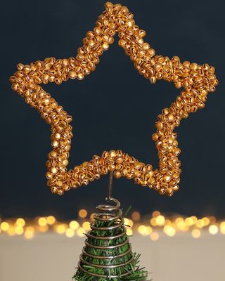 Jingle Bell Star Tree Topper