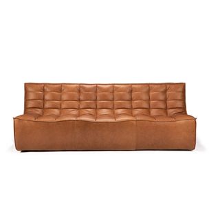 N701 Τριθέσιος καναπές δέρμα