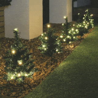 אורות שביל עץ חג המולד בפנים/בחוץ