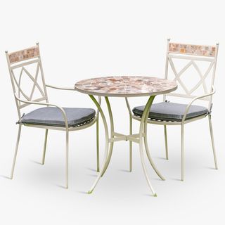 Table de bistrot de jardin Maroc & Ensemble de chaises
