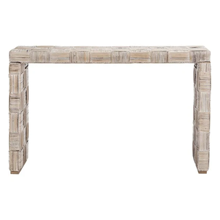 Κονσόλα Adkin White Wash Rattan