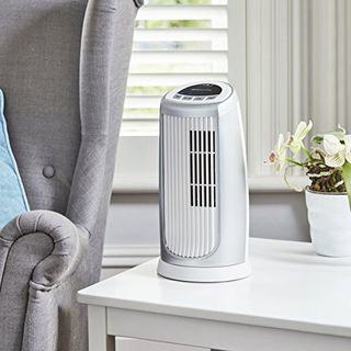 Mini ventilateur tour, oscillant avec minuterie et amp; Ioniseur en option