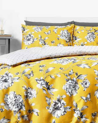 Ensemble Couette Floral Sophie - Jaune