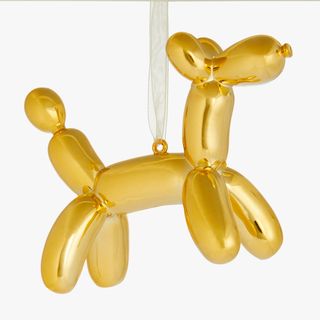 Pop Art Balloon Dog Bauble, Χρυσό