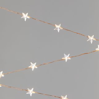 60 אורות כוכב LED, לבן טהור, L3.3m