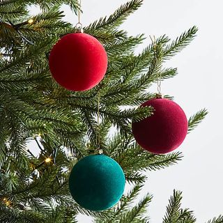 Lot de 6 boules de velours