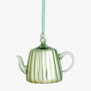 Art of Japan Teapot Bauble, Green