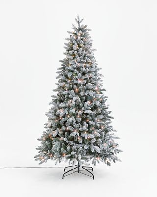 עץ חג המולד עץ אשוח מושלג, 7ft