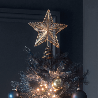 Golden String Star Tree Topper