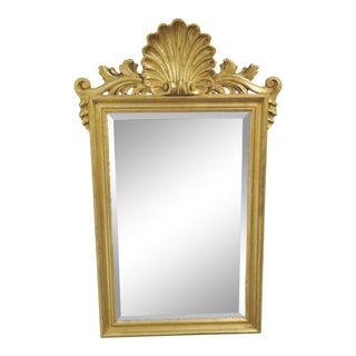 Shell Carved Gilt Mirror