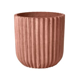 Umber Fibreclay Short Planter