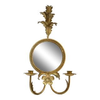 Bougeoir Miroir Doré