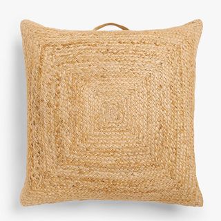 John Lewis & amp; Partners Jute Floor Cushion, Natural