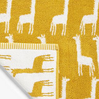 Καμηλοπαρδάλεις Terry Cotton Bath Mat, Mustard