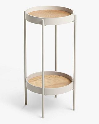 John Lewis Jax Small Side Table, Almond