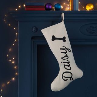 Εξατομικευμένη Χριστουγεννιάτικη Κάλτσα Σκύλου