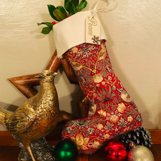 Χριστουγεννιάτικη κάλτσα William Morris Strawberry Thief