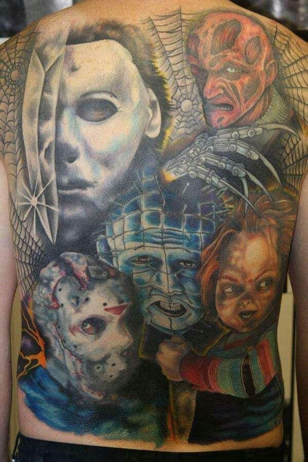 tatouages ​​​​de films d'horreur