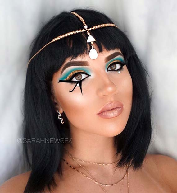 Κλασικό μακιγιάζ Cleopatra