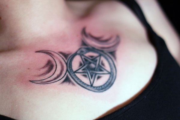 Collar Bone Tattoo