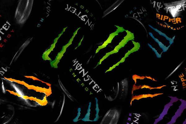 צבעי אמת של Monster Energy