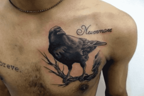 idées de tatouage de corbeau poe 6