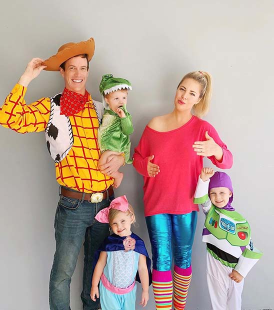 Toy Story Famille avec Barbie
