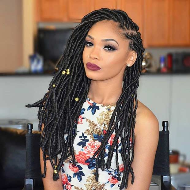 Faux Locs Protective Hairstyle