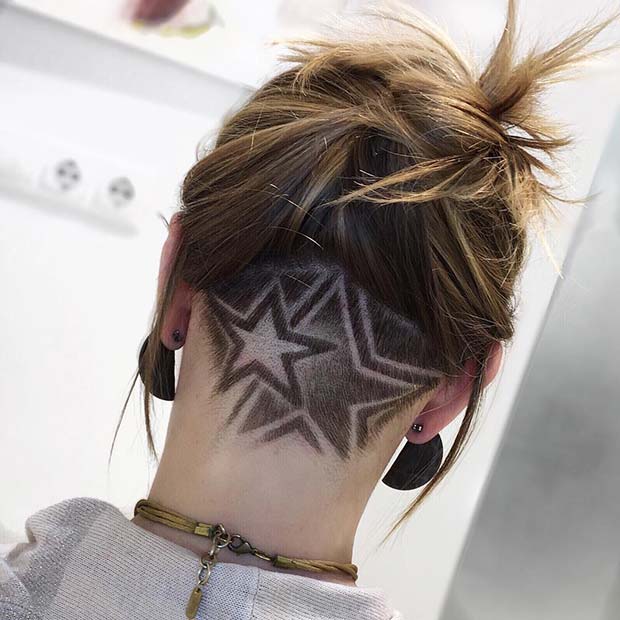 Κομψός σχεδιασμός Star Undercut