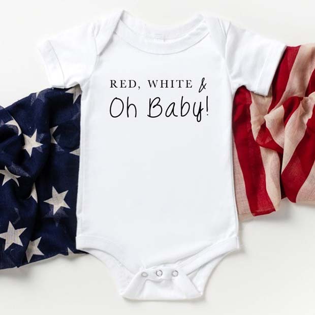 Onesie Pregnancy Reveal Photo Idea