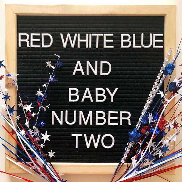 Κόκκινο, Λευκό και Μπλε Baby Number 2