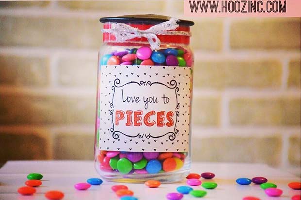 DIY Love You To Pieces Gift Idea