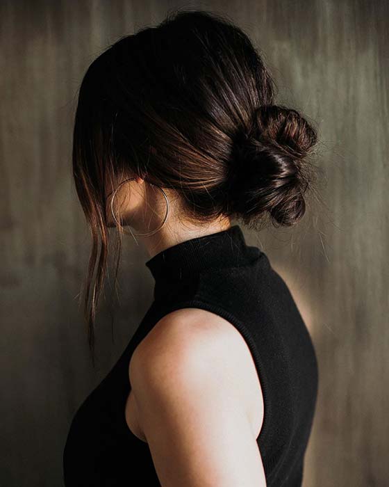 Chignon bas et chic