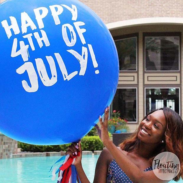 Ballons du 4 juillet pour des idées de fête du 4 juillet