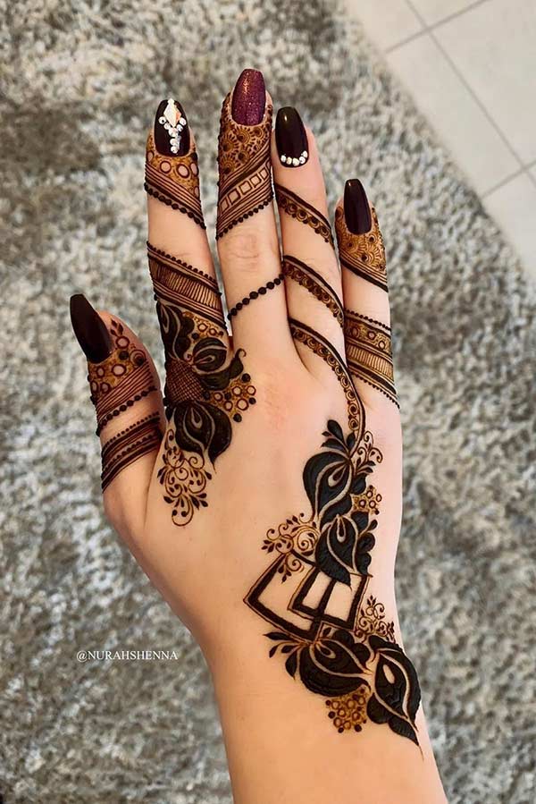 Art de la main au henné