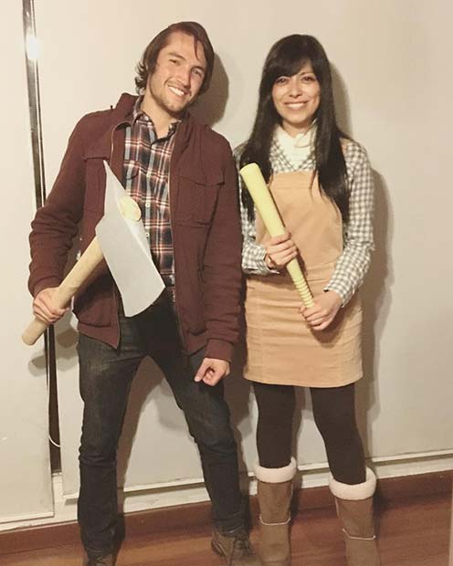 Costumes d'Halloween de Wendy et Jack Torrance