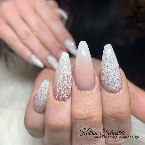 Nail art glamour et élégant