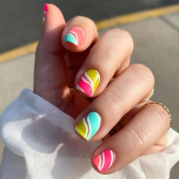 Μοναδική Candy Nail Art