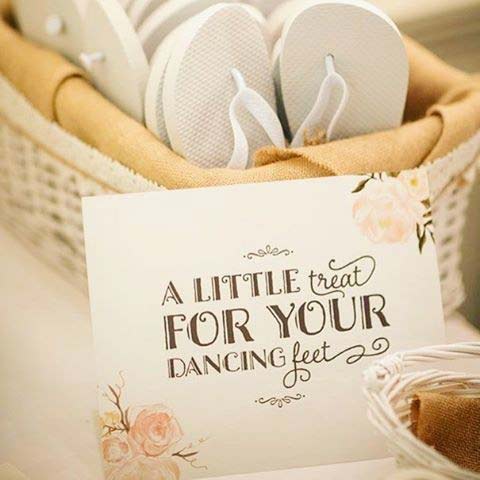 Flip Flop Χορευτικά παπούτσια για ανοιξιάτικο γάμο