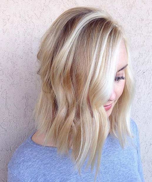 Light Blonde Highlights για Ξανθά Μαλλιά