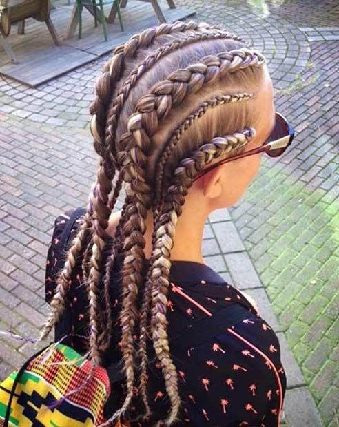 Cool Dutch Braid Cornrows pour les femmes blanches