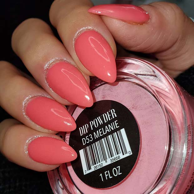 Pretty Pink Nail Idea