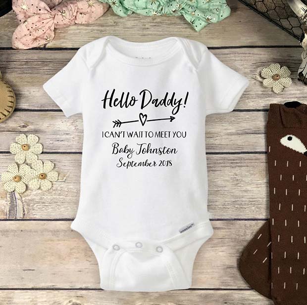 Ανυπομονώ να σας γνωρίσω Baby Vest